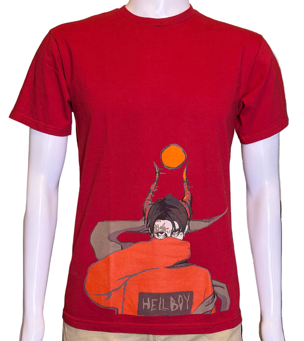 Lil Peep x Hellboy 2020 Shining Star Graphic T-Shirt Men's Medium